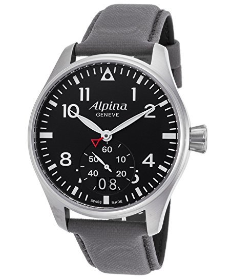 Oiritaly Montre Quartz Homme Alpina Startimer Pilot Montres